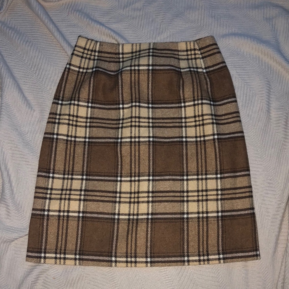 90s Style Plaid Skirt